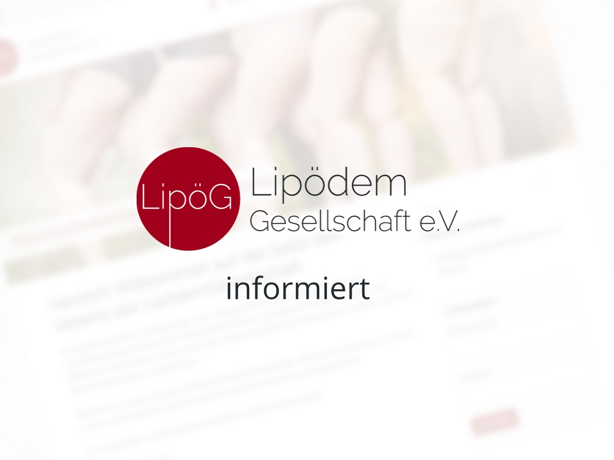 Kostenfreie digitale Onlineveranstaltung für die Hausärzte zum Thema Lipödem am 16.06.2021